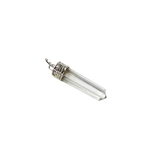 Image of Clear Quartz Pendant Natural Healing Crystal for Unlock Clarity, Harmony and Energy Balancing (Pencil)