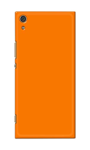 Image of Plain Orange Hard Back Case Cover for Sony Xperia XA Ultra, F3211, F3212, F3215, F3216, F3213 Back Cover -(J5) VNS2229