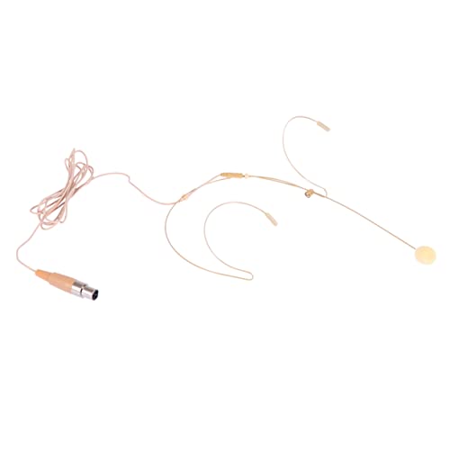 LIFKOME Professional Condenser Headset Mic Wired Vocal Microphone for Amplifier Singing Teaching 3 Pin