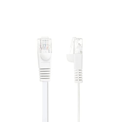 Cable de red Ethernet plano Cat6 de 4 pies Buhbo (pack 5) miniatura 1
