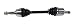 GSP NCV53599 CV Axle Shaft Assembly - Left Front (Driver Side)