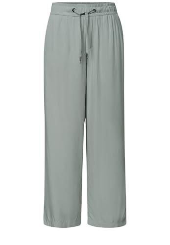 Street One High Waist Wide Leg Hose im Loose Fit Dark Mint Green 38 – Ansicht 4