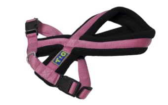 Luxury Padded Dog Harnesses (Pink, L)