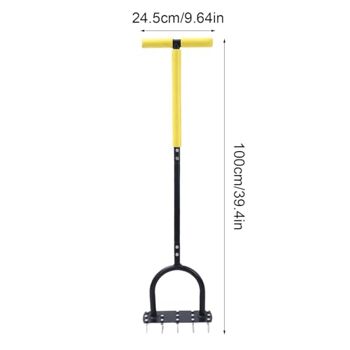 Scarificateur ergonomique pour l'entretien du sol avec poignée en T robuste - 6