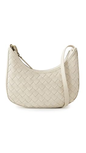 Bembien Women's Mini Sling Carr Weave Cream Bag