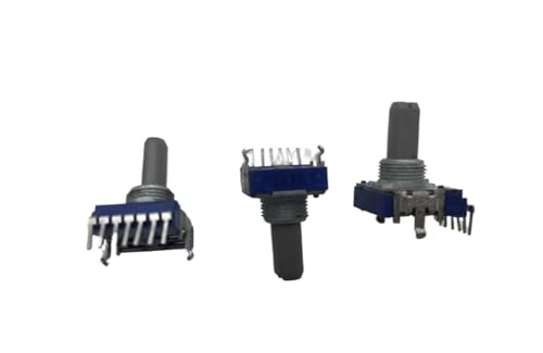 Potentiomètre double RK14 A10K axe 18 mm contre les bruits audio