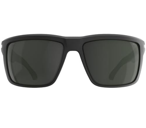 Spy Optic Overhaul XL Sunglasses Matte Black with Happy Grey Green Lens ANSI Z87.23
