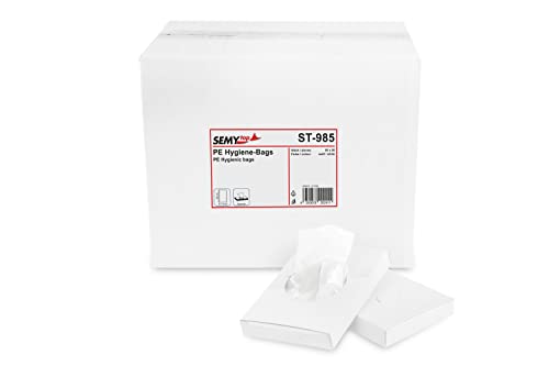 Semy Top Hygiene-Bags weiß, 50 Boxen a 30 Bags, 1er Pack (1 x 50 Stück)