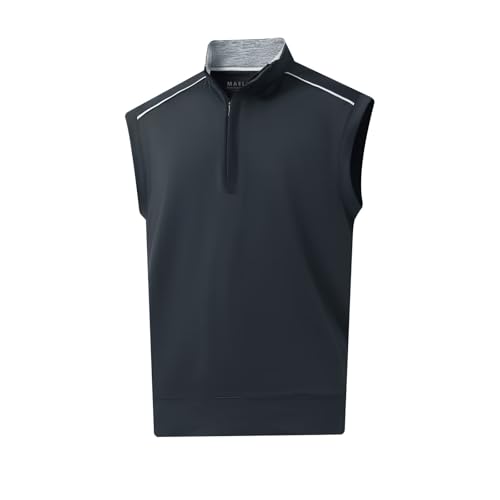 M MAELREG 1/4 Zip Pullover Mens Golf Vest Dry Fit Breathable