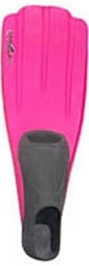 Full Foot Light Weight Snorkeling Fins Snorkel Fin Mens Womens Kids Childrens Snorkel Gear Equipment Swim Swimming Authorized Dealer Full Warranty, Pink, 5-7 Men, 6-8 Woman