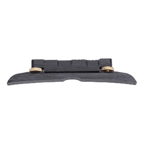 Adjustable Ebony Mandolin Bridge for Sound Transmission for Mandolin Players Ebony Bridge Musical Accessory Black