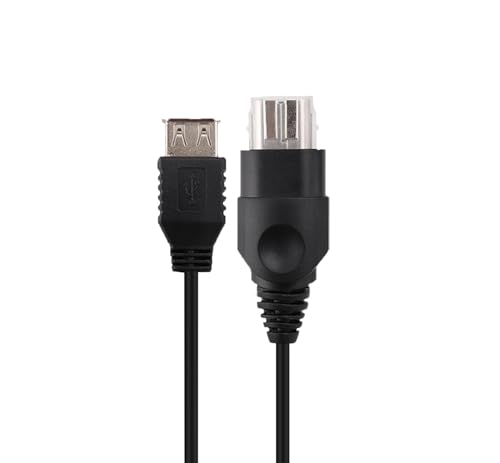 DUSTEWQ PC-Buchse USB auf Xbox-Konverter-Adapterkabel, kompatibel mit Original Gen. 1 Xbox-Konsole