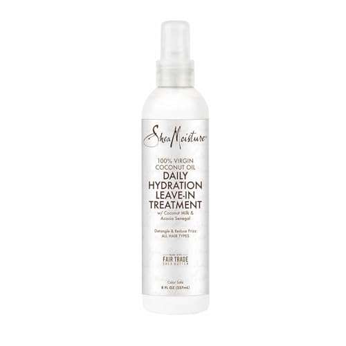 Shea Moisture 100 Percent Virgin Coconut Oil Leave-In Treatment, 8 ...