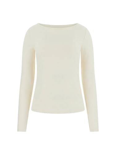 Top manches longues GUESS W6RP46KA660 fini les hauts transparents