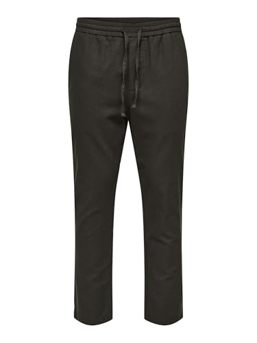 Only & Sons ONSLINUS Crop 0007 COT LIN PNT NOOS – Ansicht 1