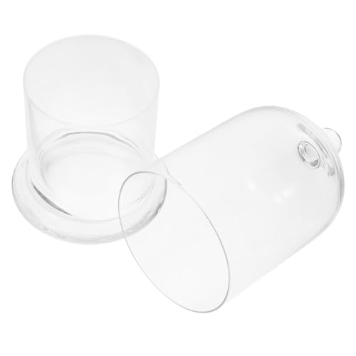 MUCKLILY Unique Japanese Style Smoky Cocktail Glasses Lids Versatile Small Glass Cups for Bar Home