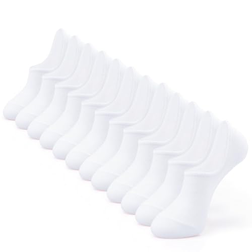Calcetines tobilleros casuales antideslizantes para hombres y mujeres, ligeros, de corte bajo, calcetines cortos de verano, invisibles, transpirables, 6 unidades - I, Altoa única