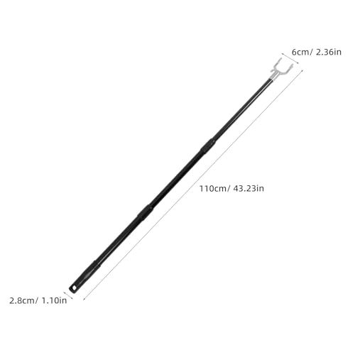 Barra extensible 55cm a 110cm para colgar ropa en lavandería de acero inoxidable 3
