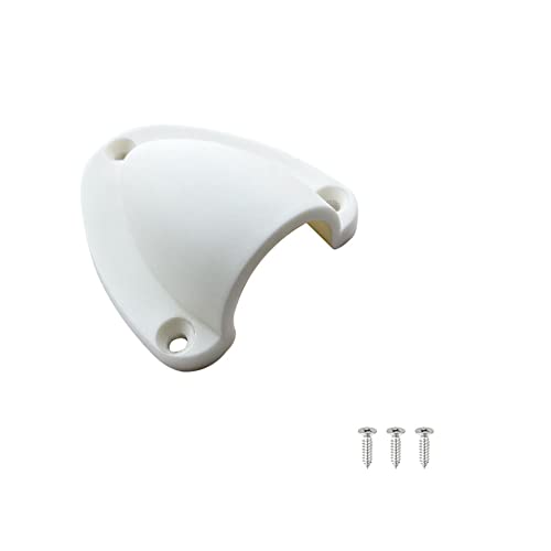 Berfi Life Marine Wire Cable Vent Cover with 3 Screws, Plastic Clamshell Vent Clam Shell Vent Cover for Boat Yacht