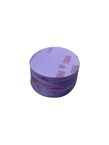 Image of 3M 30370 Hookit Purple 3 inch P800 Grit Finishing Film Disc