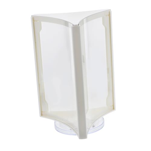 BUTIFULSIC Acrylic Rotating Table Card Multi-side Menu Display Stand Desk Menu Sign Holder Rotatable Stand