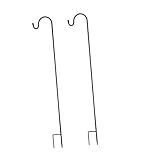 Milisten Ganci da Giardino in Ferro Supporti Vintage per Piante e Lanterne da Esterno Ganci Appendere Resistenti per Fiori Lanterne e Decorazioni Rustiche da Orto