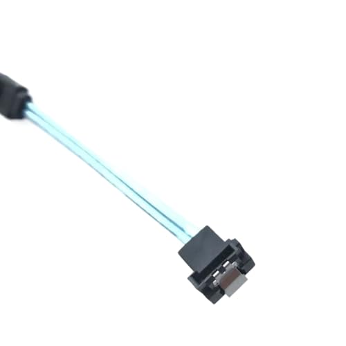 Cable SATA 3.0 ángulo 90° para datos, 10 cm miniatura 2