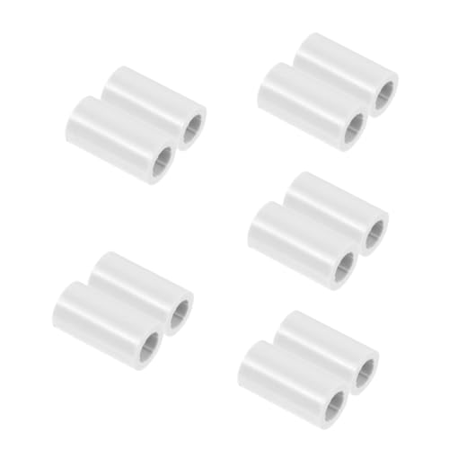 ifundom 5sets Pool Stick Ferrules Replacement for Billiard Accessories Lightweight and Durable Snooker Hoops Compatible with Standard Pool Tables Easy to Carry and Use 2pcs*5