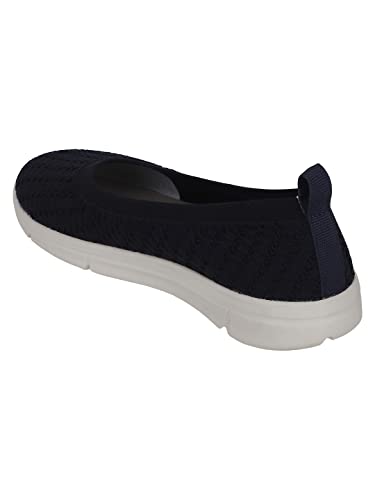 Image of Carlton London Women's Fly Knit Comfort Slip-On Ballet Flats