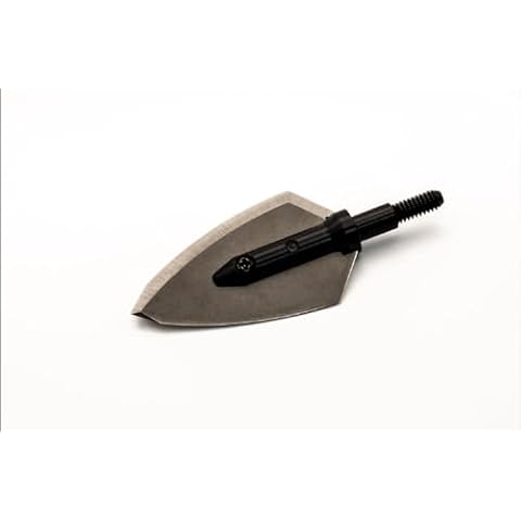 Magnus Single Bevel 2-Blade Arrow Broadhead (150 grain), Silver Cover