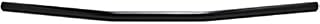 Krator Motorcycle Handlebar 7/8" Black Steel Zero Drag Bar Style Bobber Cruiser Cafe Racer Bike