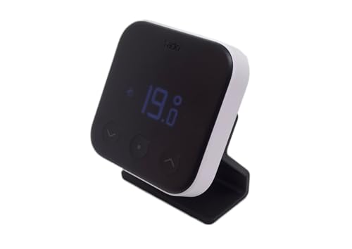 Ständer/Stanfuß kompatibel mit Tado° X V3+ Smart Thermostat | Halter | Halterung | Tischaufsteller | Temperatursensor (Schwarz) - Kein Originalteil