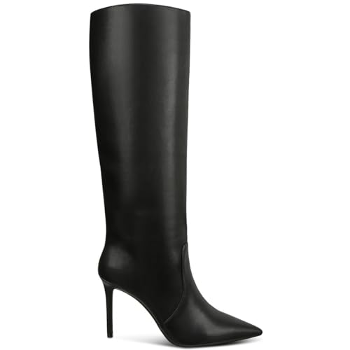 INC Womens Havannah Faux Leather Knee-High Boots Black 6.5 Medium (B,M)2