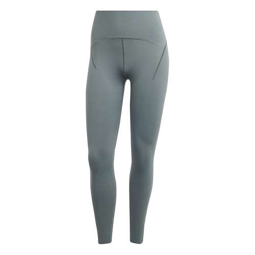 Legging d'entraînement Adidas All Me Luxe 7/8 en maille premium Legend Ivy de taille M