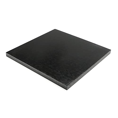 Image of Othmro Black POM Plastic Sheet 0.39 inch*7.87 inch*7.87 inch 1Pcs, Printable Rigid Durable Plastic Board Sheet Plastic Sheeting DIY Materials for Home Decor, Handcrafts (Matte & Textured Finish), Outdoor Use
