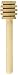 Honey Dipper Sticks - 24 Pack Mini Wood Honey Dipper Sticks 3 Inch Server for Honey Jar Dispense Drizzle Honey and Wedding Party Favors-by Blinyang