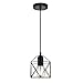 Becvaaoo 1-Light Hanging Pendant Light Fixture, Black Pendant Lights Kitchen Island, Farmhouse Pendant Lighting with Bedroom Dining Room, E26 Base, Bulbs Not Included