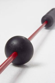Staby Flex-Stab Trainingsgerät Professional Rot mit verstellbaren Gewichten zur Einstellung der Frequenz für ein individuelles Training mit dem Schwingstab
