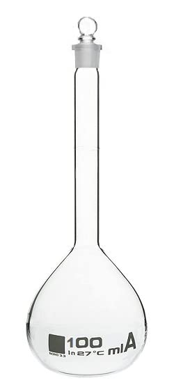 inlabs india VOLUMETRIC FLASK (INLABS INDIA) 100 ML CLASS A WITH CALIBERATION CERTIFICATE-picture-44