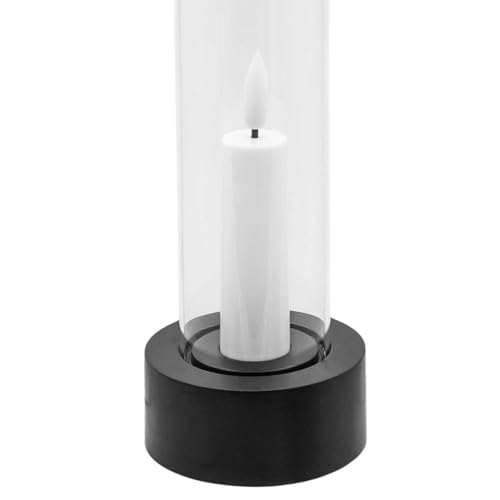 Spetebo Outdoor LED Kerze im Glas batteriebetrieben 20 x 7 cm - 2er Set – Bild 5