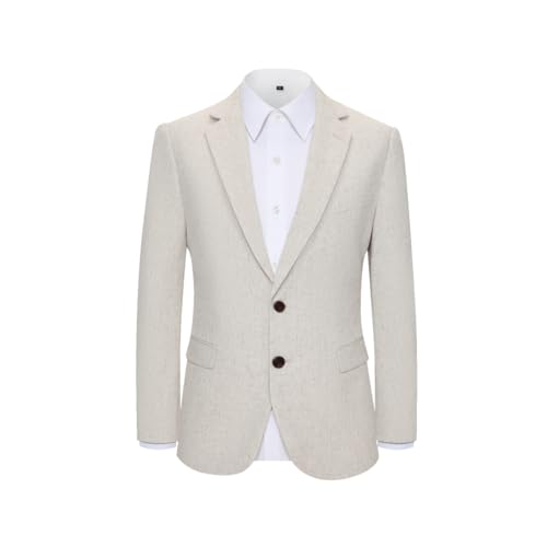 Linen Mens Suit Blazer Slim Fit Wedding Men Suit Separates Coat Formal Tuxedos Jacket Causal Sport Jackets for Business Dress4