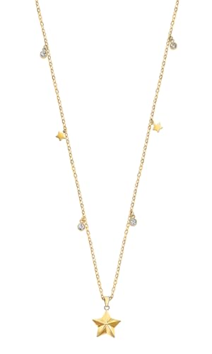 Collier motif Lotus en acier de haute qualité pour femme