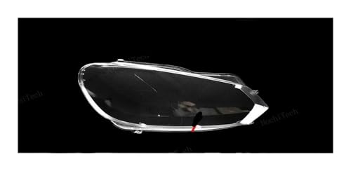 Coque de phare pour Golf 6 MK6 GTI R anti-jaunissement lentille transparente