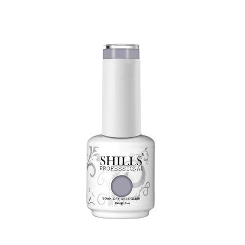Image of SHILLS PROFESSIONAL UV /LED Soak Off Gel Polish (Gel Nail Polish) Nail Art Nail Polish Color Shade 166, Glossy Finish, 15ml