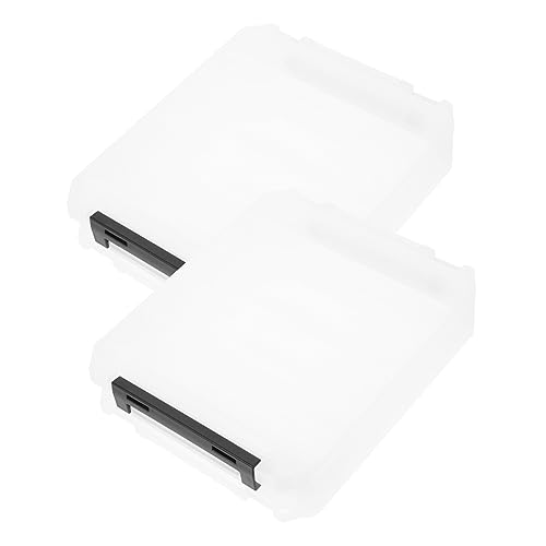 Toddmomy 2Pcs Double Sided Fishing Fishing Lure Storage Organizer Capacity for Hooks Baits Portable Durable Impact Resistant