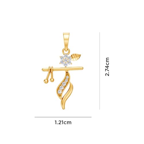 Image of Miss Highness 925 Silver Krishna Pendant for Women and Girls | Minimal Daily Wear Design | Silver Jewellery With Authenticity Certificate | Gift for Girlfriend Wife | Without Chain Pendant