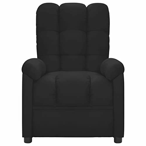 Gecheer Massage Recliner, Fabric Recliner Chair Sofa With Massage, Adjustable Massage Armchair Reclining Chair Furniture For Back, Lumbar, Legs With Side Pockets - Black #TOP5