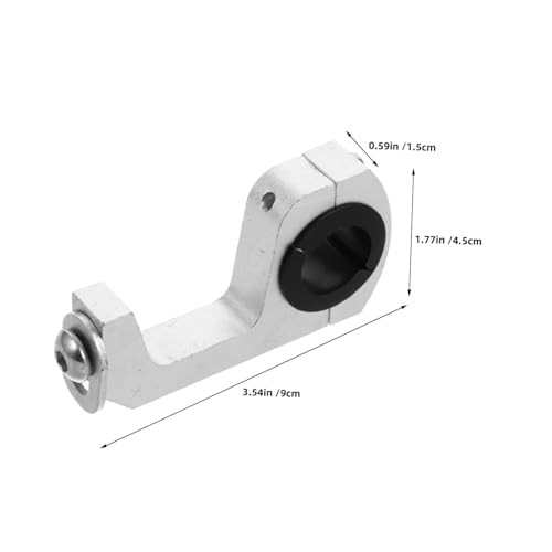 Supports pour guidon de vélo argent lot de 2 pinces de protection durables