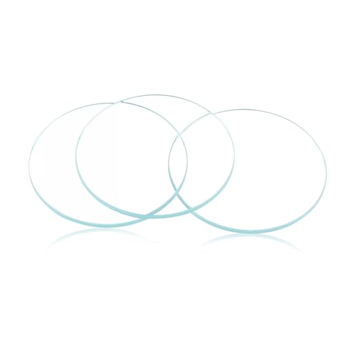 Agatige 34PCS Watch Lens, 16?32.5mm Dia Watch Crystal Lens Glass Round Watch Lens Protector Convex Surface Concave Back Watch Repair Kit Replacement Parts for Watchmaker Repair