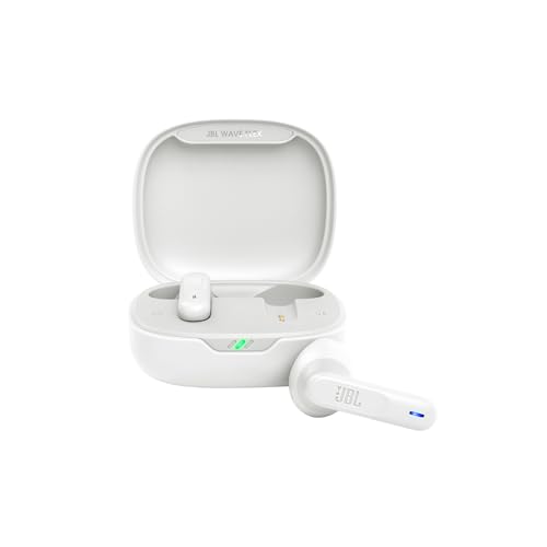 JBL, Fone de Ouvido Sem Fio, Bluetooth, Wave Flex TWS – Branco